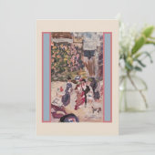 私の馬のルノアールスタイル サンキューカード (スタンド正面)