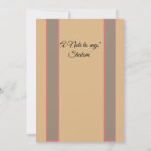 私の馬のルノアールスタイル サンキューカード (裏面)