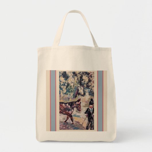 私の馬のルノアールスタイル トートバッグ (正面)