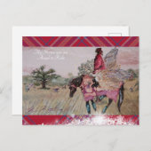 私の馬はがきに乗る天使だった ポストカード (正面/裏面)