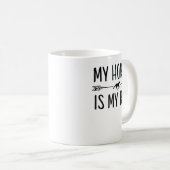 私の馬は私のBFF – 乗馬愛好家Tシャツ コーヒーマグカップ (正面右)