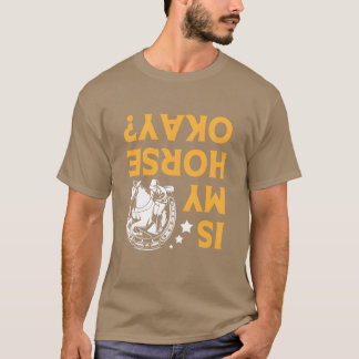 私の馬はUpside Horse Racing gの騎手OK Tシャツ