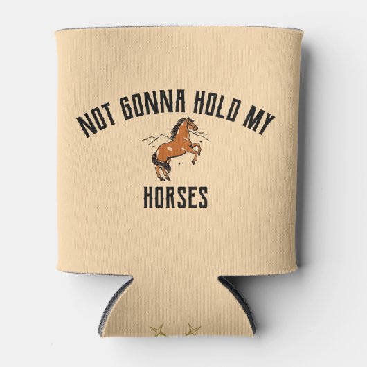 私の馬を持つつもりはない | ホースおもしろいクーラーボックス 缶クーラー (正面)