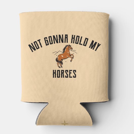 私の馬を持つつもりはない | ホースおもしろいクーラーボックス 缶クーラー (裏面)