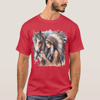 私の馬友達の女の子 Tシャツ