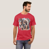私の馬友達の女の子 Tシャツ (正面フル)