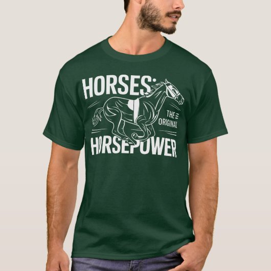 私の馬、私のセラピスト ギフト Tシャツ (正面)