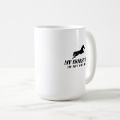 私の馬 馬好きのためのTシャツ コーヒーマグカップ (正面右)