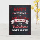 私の驚くべきソウルメイトグリッターバレンタインカードへ カード (黄色い花)