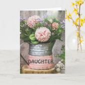 私の驚くべき**娘**誕生日カード カード (黄色い花)
