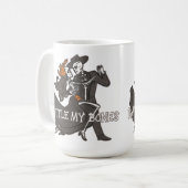 私の骨をガタガタさせる コーヒーマグカップ (正面左)