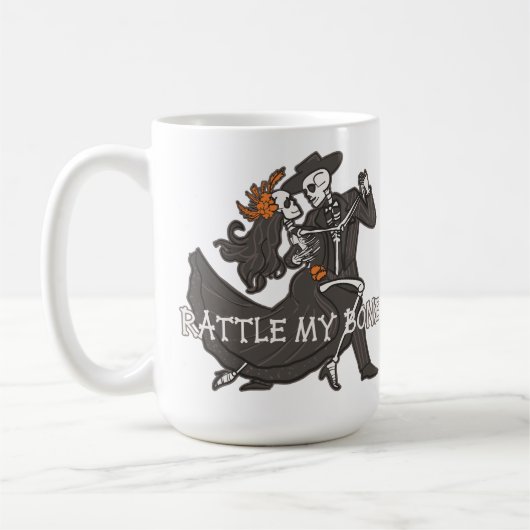 私の骨をガタガタさせる コーヒーマグカップ (左)