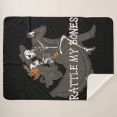 私の骨をガタガタさせる シェルパブランケット (正面(横))