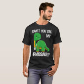 私の骨折した骨が恐竜に見えない Tシャツ (正面フル)