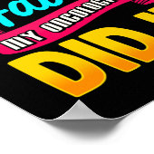 私の髪のように腫瘍学者は化学療法が出来る ポスター (角)