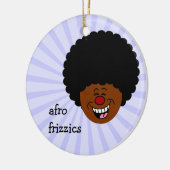 私の髪は重力と天体物理学の法則に従わない セラミックオーナメント (左)