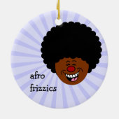 私の髪は重力と天体物理学の法則に従わない セラミックオーナメント (裏面)