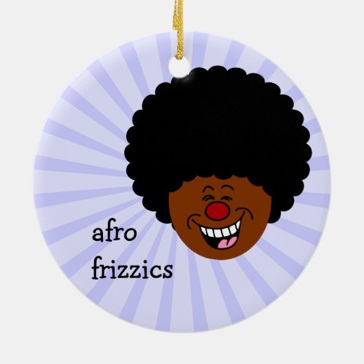 私の髪は重力と天体物理学の法則に従わない セラミックオーナメント (裏面)