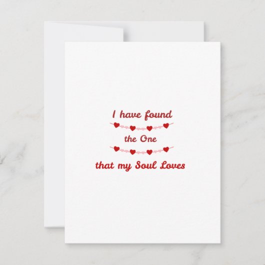 私の魂が愛しているものを見つけた シーズンカード (正面)