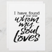 私の魂が愛する人を見つけた (正面/裏面)