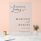 私の魂が愛する人を見つけた！スクリプト、 アクリルサイン (ウェディング)