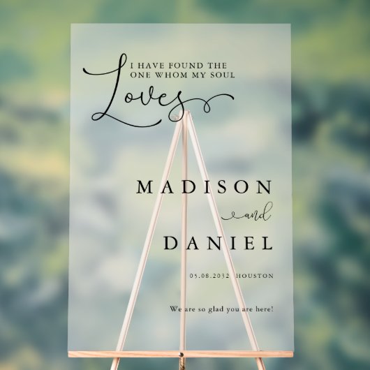 私の魂が愛する人を見つけた！スクリプト、 アクリルサイン (ニュートラル)