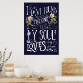 私の魂が看板芸術を愛する人を見つけた ポスター (キッチン)