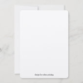 私の魂が結婚式招待状を愛する人を見つけた 招待状 (裏面)