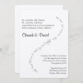 私の魂が結婚式招待状を愛する人を見つけた 招待状 (正面/裏面)