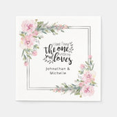 私の魂が聖書の聖句を愛しているのを見つけた スタンダードカクテルナプキン (正面)