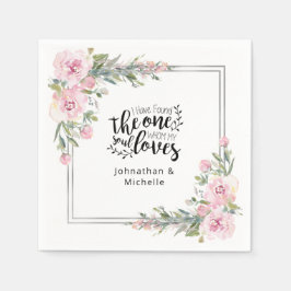 私の魂が聖書の聖句を愛しているのを見つけた スタンダードカクテルナプキン