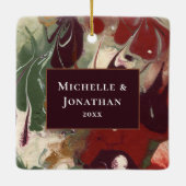 私の魂が聖書を愛している人を見つけた セラミックオーナメント (裏面)