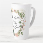 私の魂と共に良く Mug カフェラテマグ (右アングル)