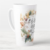 私の魂と共に良く Mug カフェラテマグ (左アングル)