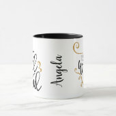 私の魂のクリスチャンの引用文で励ましの贈り物で マグカップ (中央)