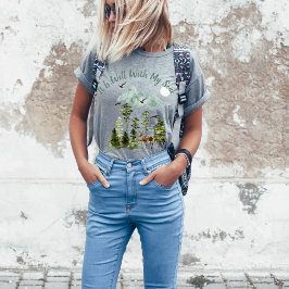 私の魂のクリスチャンの歌の森の中でよい Tシャツ