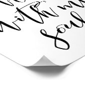 私の魂のポスターは合っている ポスター (角)