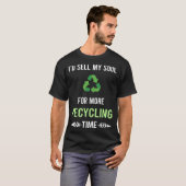 私の魂のリサイクル Tシャツ (正面フル)