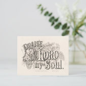 私の魂の主をほめたたえる | カリア&イヴ ポストカード (スタンド正面)