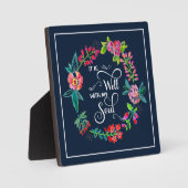 私の魂の垢でよい フォトプラーク (正面)