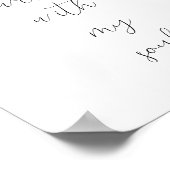 私の魂の書道は結構だ ポスター (角)