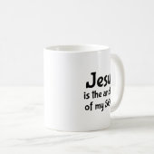 私の魂の錨はイエス coffee mug コーヒーマグカップ (正面右)