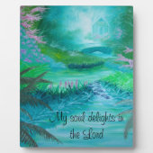 私の魂は主に喜ぶ フォトプラーク (正面)