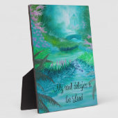 私の魂は主に喜ぶ フォトプラーク (側面)