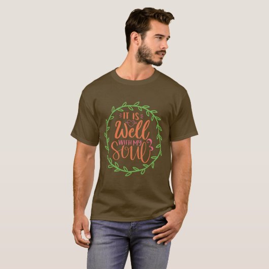 私の魂は安らか Tシャツ (正面フル)