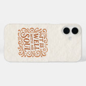 私の魂は安らか Typography Case-Mate iPhoneケース (裏面 (横))