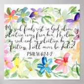 私の魂は神のみによって安らぎを得る ポスター (正面)