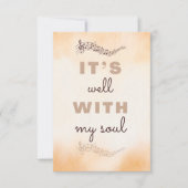 私の魂は良い サンキューカード (正面)