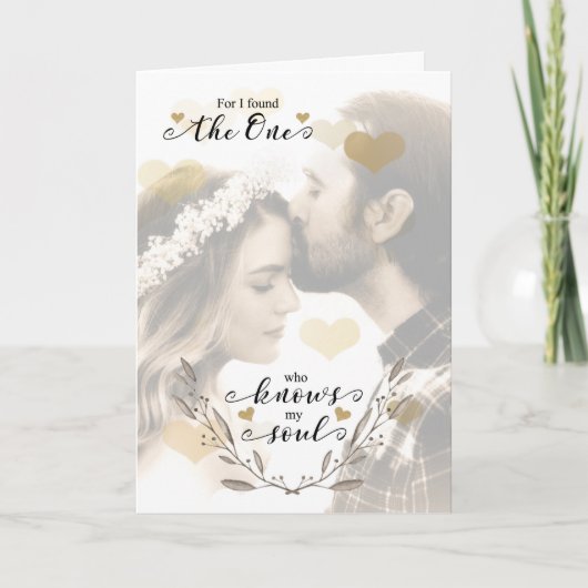 私の魂を知る者を見つけた恋と恋 カード (正面)