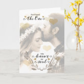 私の魂を知る者を見つけた恋と恋 カード (黄色い花)